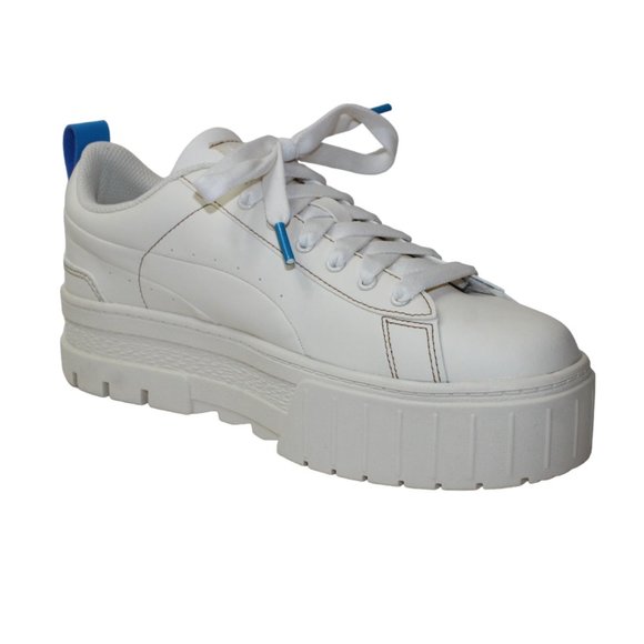 PUMA Infuse Chunky Lugged Platform Off White Sneakers Women's 8.5 NEW! - Picture 8 of 15